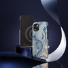 Blue Octopus Vintage Beige Map Compass Art Case Mate Tough Phone Cases