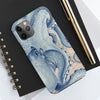 Blue Octopus Vintage Beige Map Compass Art Case Mate Tough Phone Cases