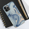 Blue Octopus Vintage Beige Map Compass Art Case Mate Tough Phone Cases