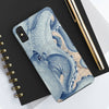Blue Octopus Vintage Beige Map Compass Art Case Mate Tough Phone Cases
