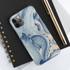 Blue Octopus Vintage Beige Map Compass Art Case Mate Tough Phone Cases
