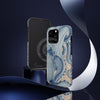 Blue Octopus Vintage Beige Map Compass Art Case Mate Tough Phone Cases