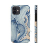 Blue Octopus Vintage Beige Map Compass Art Case Mate Tough Phone Cases Iphone 12