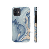 Blue Octopus Vintage Beige Map Compass Art Case Mate Tough Phone Cases Iphone 12 Mini