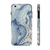 Blue Octopus Vintage Beige Map Compass Art Case Mate Tough Phone Cases Iphone 6/6S Plus