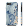 Blue Octopus Vintage Beige Map Compass Art Case Mate Tough Phone Cases Iphone 7 8 Se