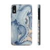 Blue Octopus Vintage Beige Map Compass Art Case Mate Tough Phone Cases Iphone Xr