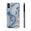 Blue Octopus Vintage Beige Map Compass Art Case Mate Tough Phone Cases Iphone Xs Max