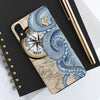 Blue Octopus Vintage Beige Map Compass Art Ii Case Mate Tough Phone Cases