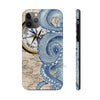 Blue Octopus Vintage Beige Map Compass Art Ii Case Mate Tough Phone Cases Iphone 11 Pro Max