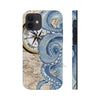 Blue Octopus Vintage Beige Map Compass Art Ii Case Mate Tough Phone Cases Iphone 12