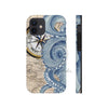 Blue Octopus Vintage Beige Map Compass Art Ii Case Mate Tough Phone Cases Iphone 12 Mini