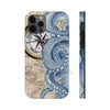Blue Octopus Vintage Beige Map Compass Art Ii Case Mate Tough Phone Cases Iphone 12 Pro