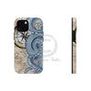 Blue Octopus Vintage Beige Map Compass Art Ii Case Mate Tough Phone Cases Iphone 13 Mini