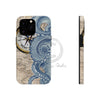 Blue Octopus Vintage Beige Map Compass Art Ii Case Mate Tough Phone Cases Iphone 13 Pro