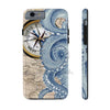 Blue Octopus Vintage Beige Map Compass Art Ii Case Mate Tough Phone Cases Iphone 6/6S