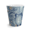 Blue Octopus Vintage Beige Map Compass Art Latte Mug Mug