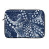 Blue Octopus Vintage Map Chic Laptop Sleeve 13