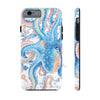 Blue Octopus Vintage Map Chic White Case Mate Tough Phone Cases Iphone 6/6S
