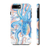 Blue Octopus Vintage Map Chic White Case Mate Tough Phone Cases Iphone 7 Plus 8