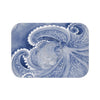 Blue Octopus Watercolor Art Bath Mat 24 × 17 Home Decor