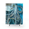 Blue Octopus Watercolor Art Shower Curtains 71 X 74 Home Decor
