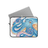 Blue Orange Octopus Kraken Black Ink Art Laptop Sleeve