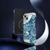 Blue Pink Octopus Vintage Map Nautical Art Mate Tough Phone Cases Case