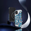 Blue Pink Octopus Vintage Map Nautical Art Mate Tough Phone Cases Case
