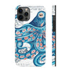 Blue Pink Octopus Vintage Map Nautical Art Mate Tough Phone Cases Iphone 12 Pro Max Case