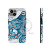 Blue Pink Octopus Vintage Map Nautical Art Mate Tough Phone Cases Iphone 13 Case
