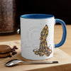 Blue Ring Octopus And The Bubbles Art Accent Coffee Mug 11Oz