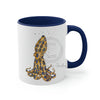 Blue Ring Octopus And The Bubbles Art Accent Coffee Mug 11Oz