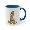 Blue Ring Octopus And The Bubbles Art Accent Coffee Mug 11Oz