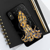 Blue Ring Octopus And The Bubbles Black Art Case Mate Tough Phone Cases