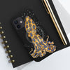 Blue Ring Octopus And The Bubbles Black Art Case Mate Tough Phone Cases