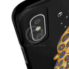 Blue Ring Octopus And The Bubbles Black Art Case Mate Tough Phone Cases