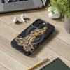 Blue Ring Octopus And The Bubbles Black Art Case Mate Tough Phone Cases