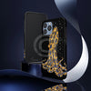 Blue Ring Octopus And The Bubbles Black Art Case Mate Tough Phone Cases