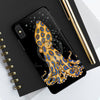 Blue Ring Octopus And The Bubbles Black Art Case Mate Tough Phone Cases