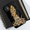 Blue Ring Octopus And The Bubbles Black Art Case Mate Tough Phone Cases