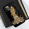 Blue Ring Octopus And The Bubbles Black Art Case Mate Tough Phone Cases