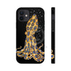 Blue Ring Octopus And The Bubbles Black Art Case Mate Tough Phone Cases Iphone 12