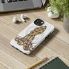 Blue Ring Octopus And The Bubbles White Art Case Mate Tough Phone Cases