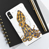 Blue Ring Octopus And The Bubbles White Art Case Mate Tough Phone Cases