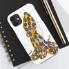 Blue Ring Octopus And The Bubbles White Art Case Mate Tough Phone Cases