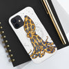 Blue Ring Octopus And The Bubbles White Art Case Mate Tough Phone Cases