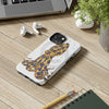 Blue Ring Octopus And The Bubbles White Art Case Mate Tough Phone Cases