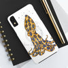 Blue Ring Octopus And The Bubbles White Art Case Mate Tough Phone Cases