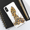 Blue Ring Octopus And The Bubbles White Art Case Mate Tough Phone Cases